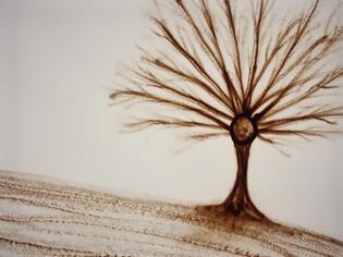 2004 - Dessin sur sable