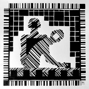 2012 :: Assembly :: Black ink, 29.5x29.5cm