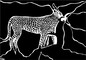 2011 :: Drawing in black and white outlines, Prison predation