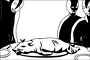 2011 :: Black and White drawing: Table's Pleasures